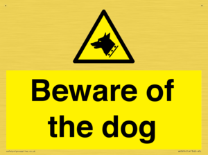 Beware of the dog